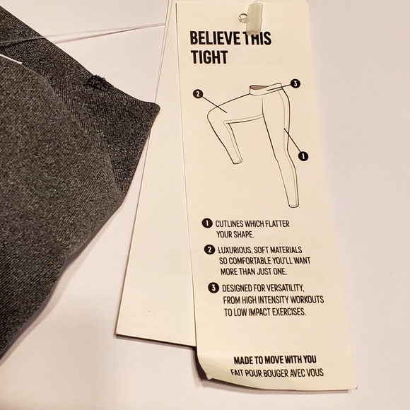 Adidas Women's Gray Leggings Tights CZ0194 Sz S NWT Retail $55 - Picture 9 of 9